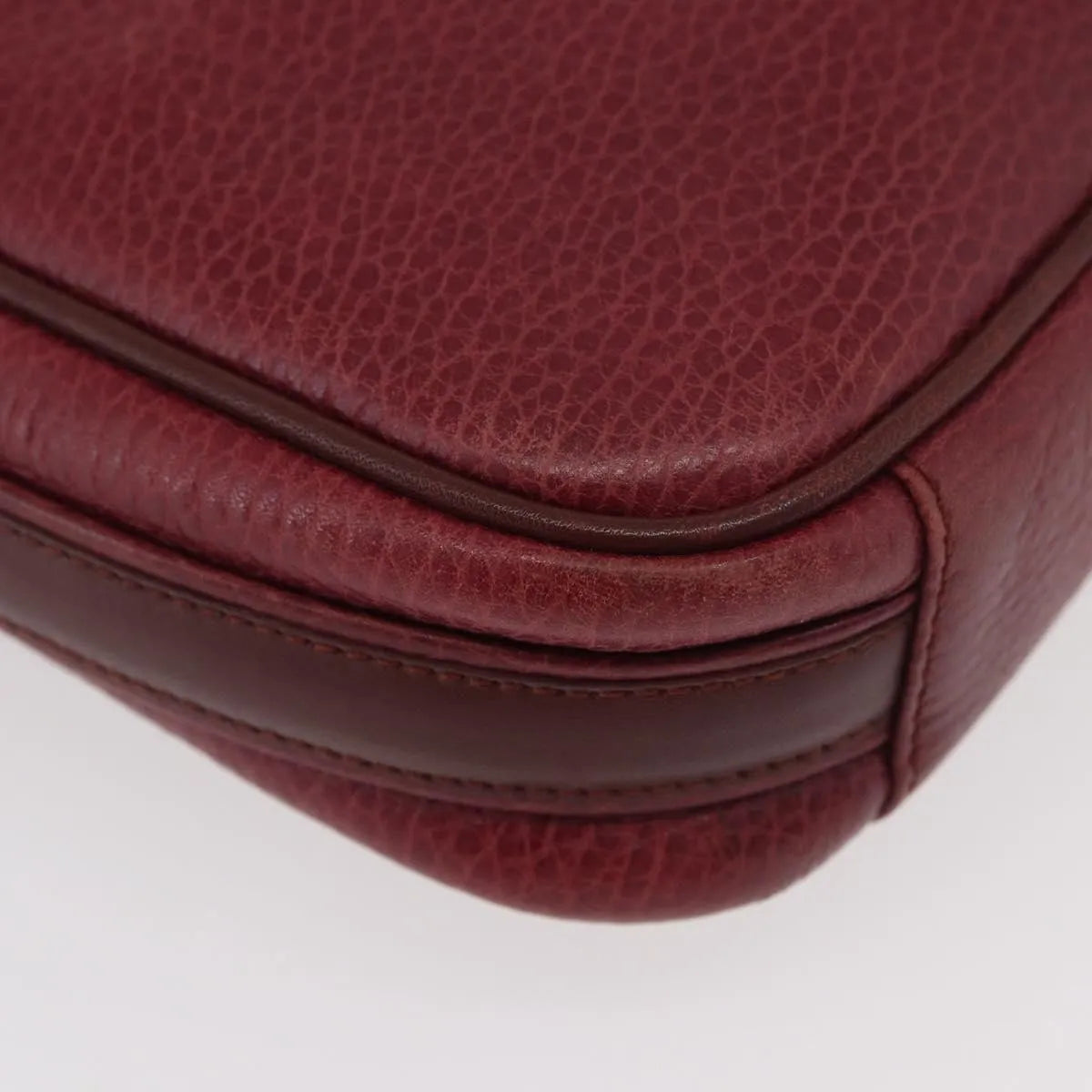 cartier Tasseled Must de Cartier Leather, Burgundy, Leather, Shoulder Bag