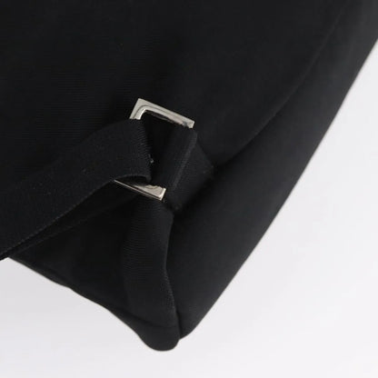 Gucci Vintage Flap Nylon, Black, Nylon, Backpack