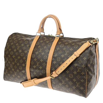 Louis Vuitton Keepall Bandouliere Monogram Canvas, Brown, Canvas, Travel Bag