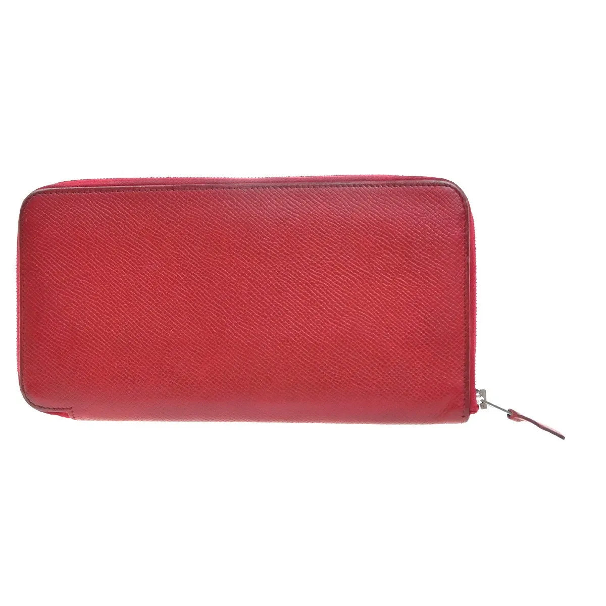 Hermes Azap Zip Around Epsom, Red, Leather, Wallet