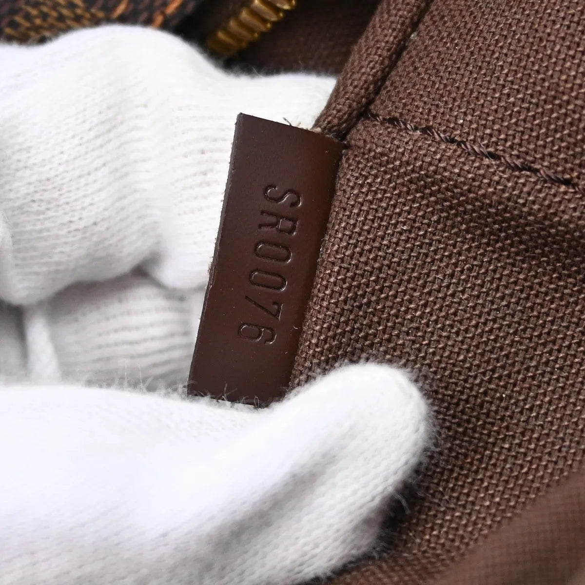 Louis Vuitton Naviglio Damier, Brown, Canvas, Shoulder Bag