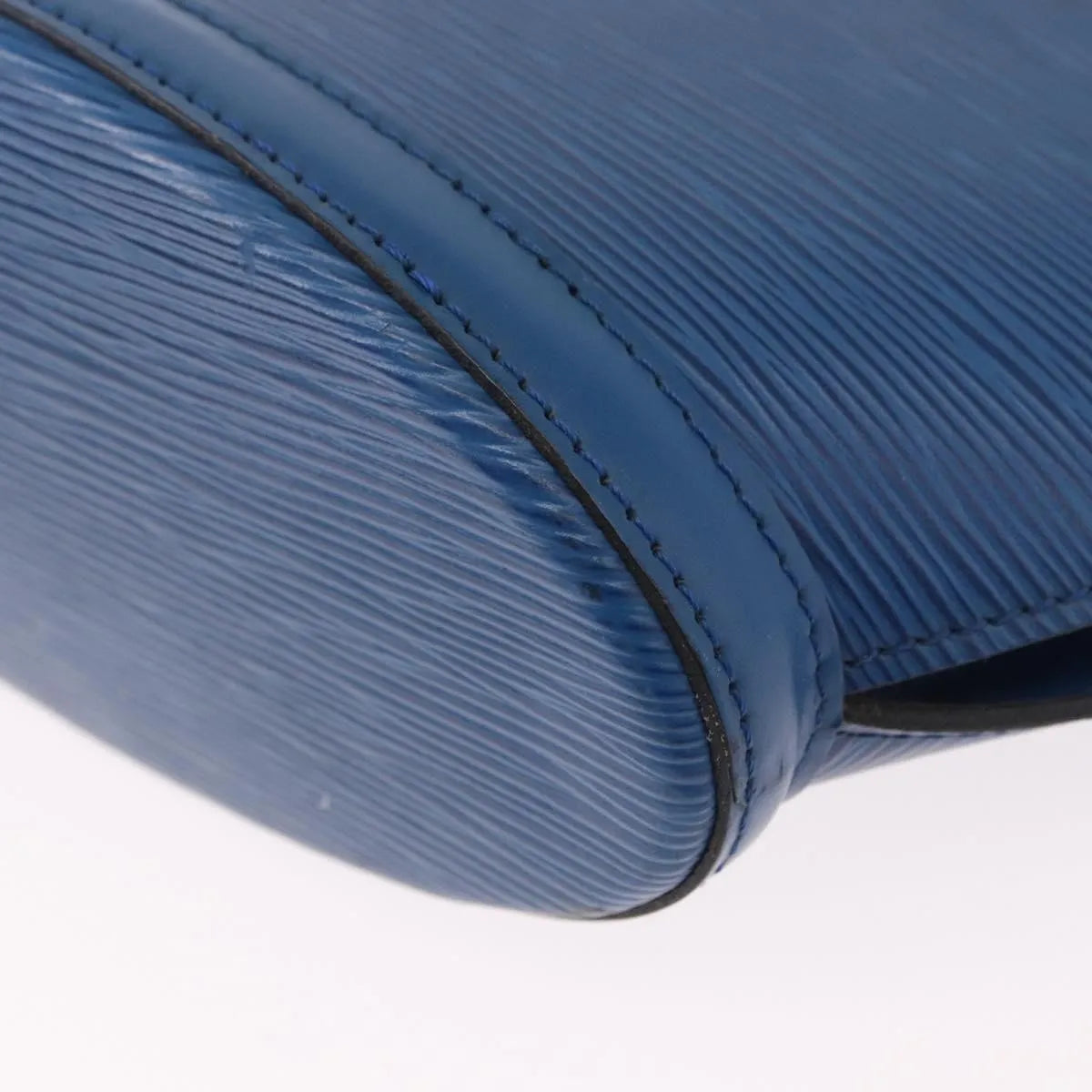 Louis Vuitton Saint Jacques Epi, Blue, Leather, Shoulder Bag