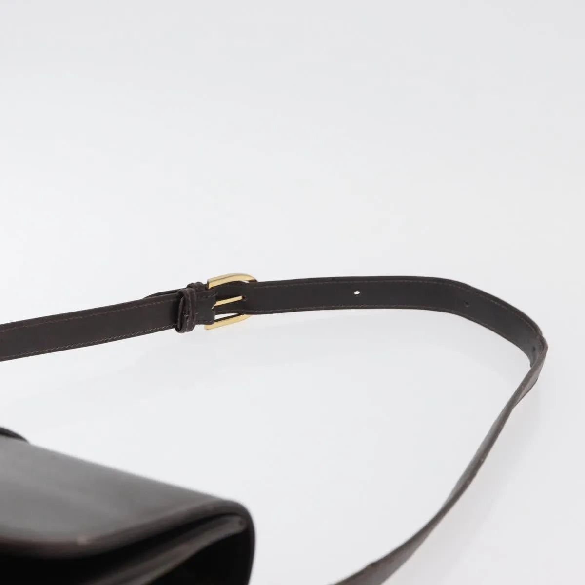 Gucci Vintage Leather, Brown, Leather, Shoulder Bag