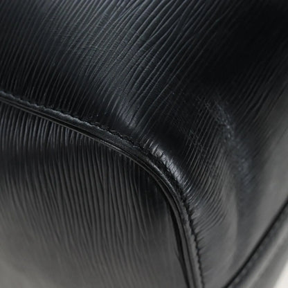 Louis Vuitton Keepall Epi, Black, Leather, Travel Bag