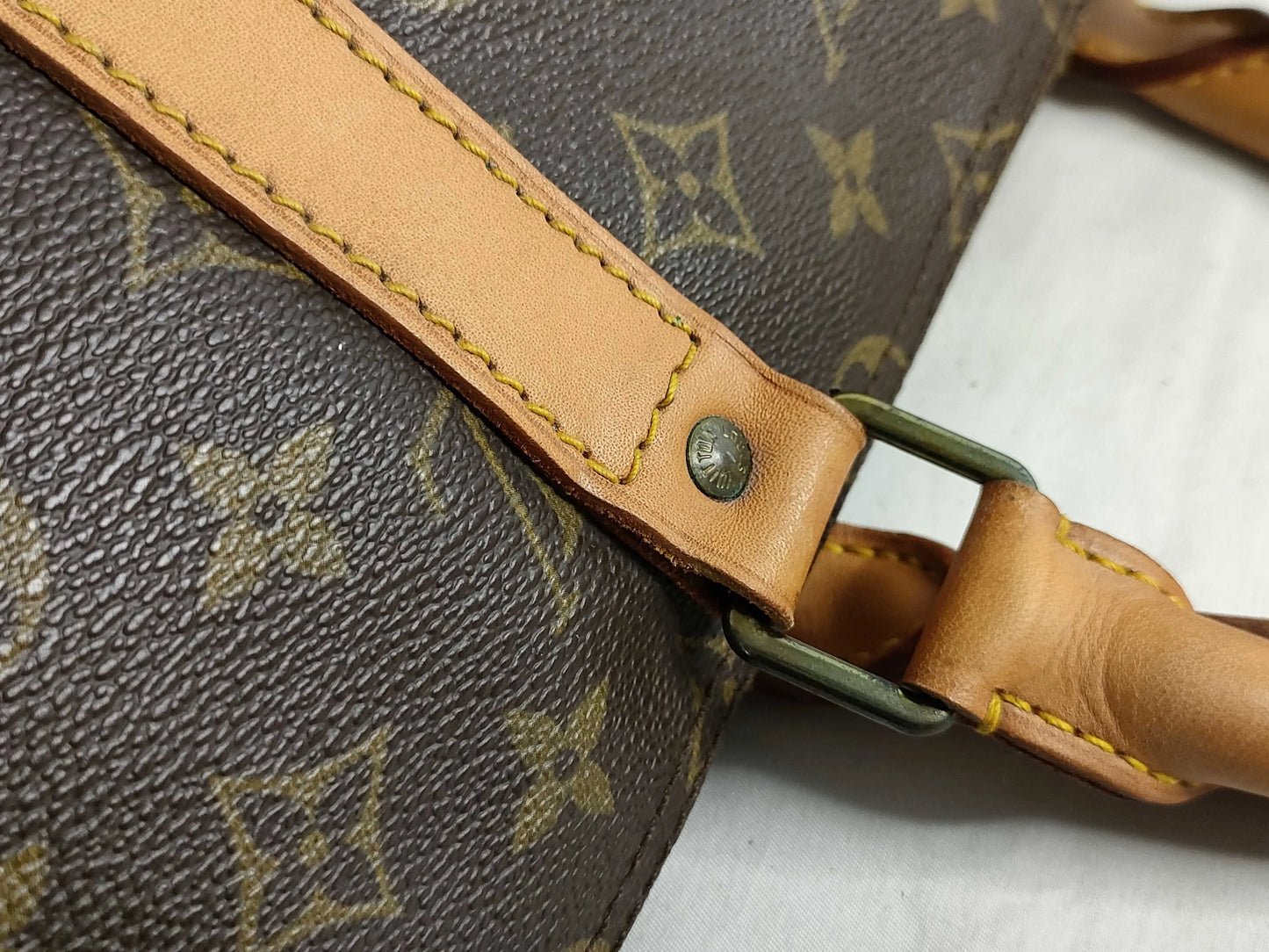 Louis Vuitton Keepall Monogram Canvas, Brown, Canvas, Travel Bag