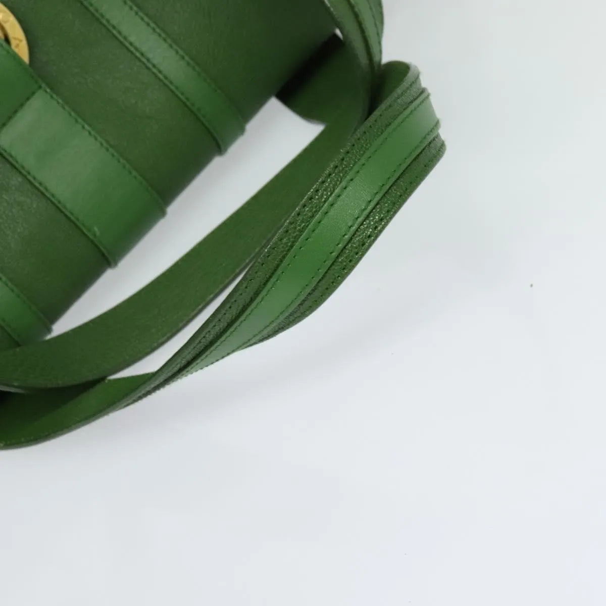 Bvlgari Chandra Hobo Leather, Green, Leather, Handbag