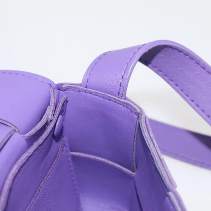Bottega Veneta Cassette Maxi Intrecciato Leather, Purple, Leather, Clutch