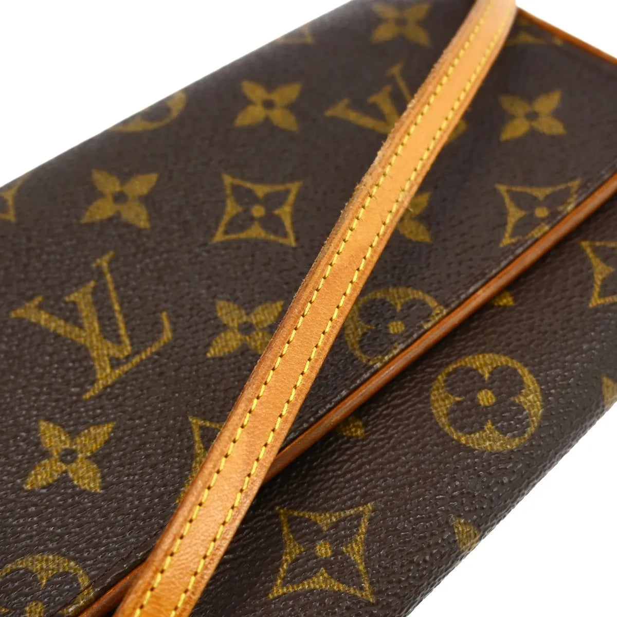 Louis Vuitton Twin Monogram, Brown, Canvas, Clutch