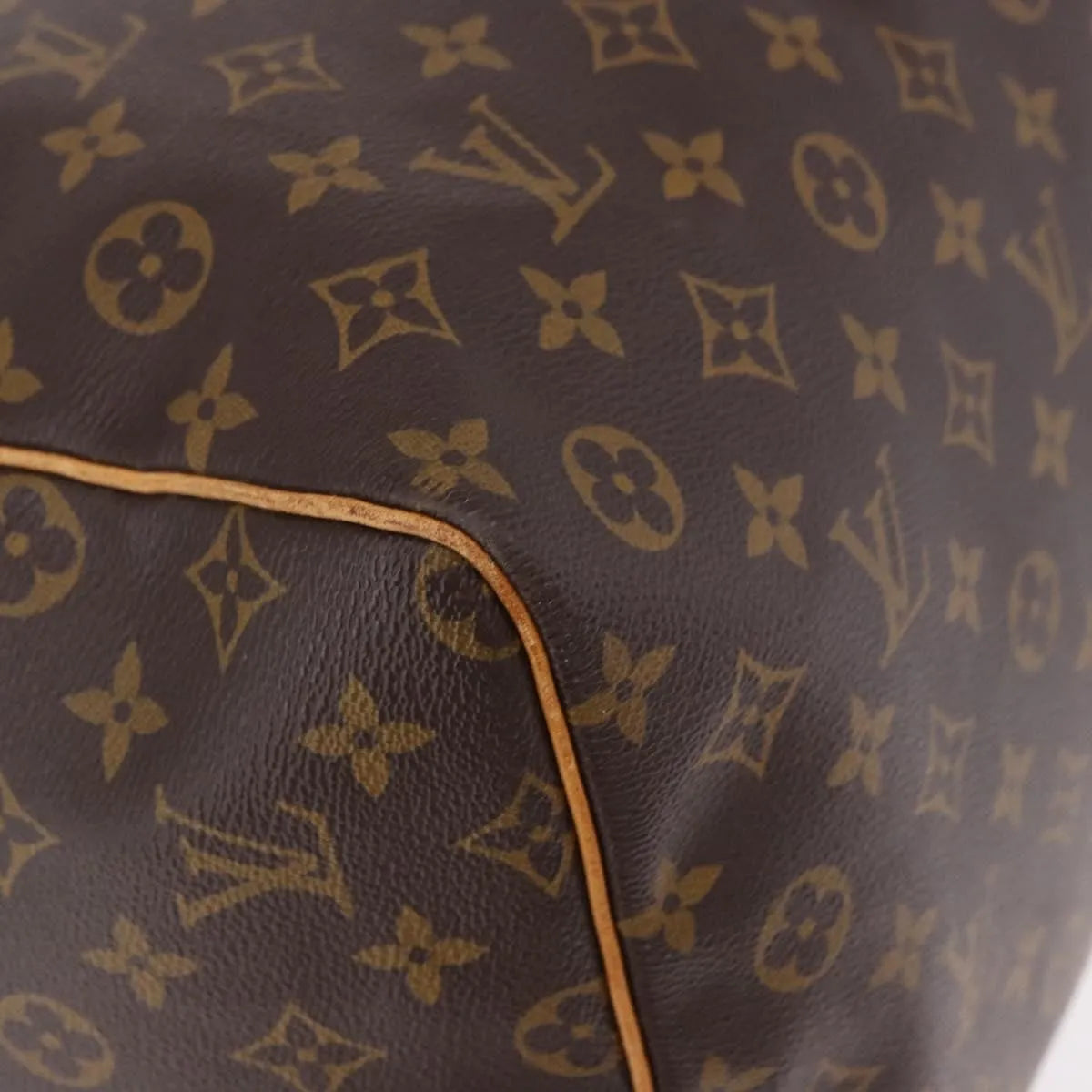 Louis Vuitton Keepall Monogram, Brown, Canvas, Travel Bag
