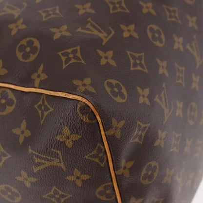 Louis Vuitton Keepall Monogram, Brown, Canvas, Travel Bag