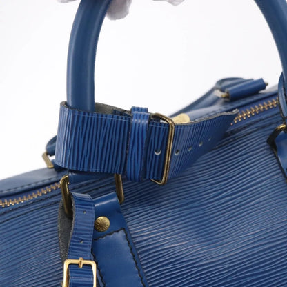 Louis Vuitton Keepall Epi Leather, Blue, Leather, Travel Bag