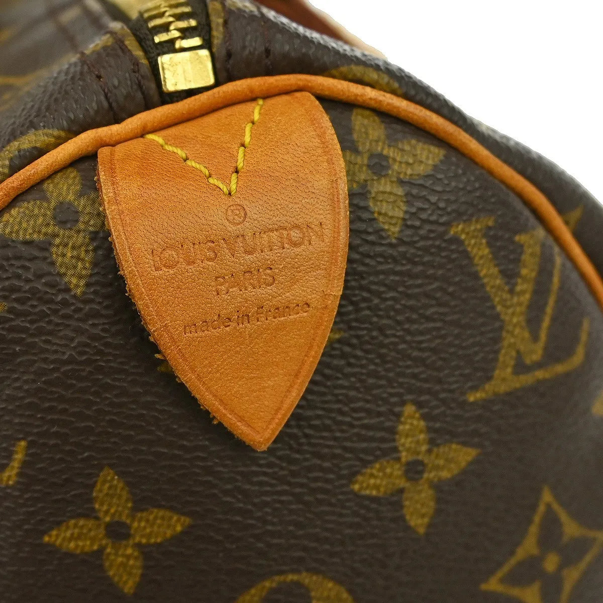 Louis Vuitton Speedy Monogram, Brown, Canvas, Handbag