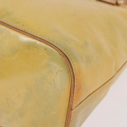 Louis Vuitton Houston Monogram Vernis, Yellow, Patent Leather, Handbag