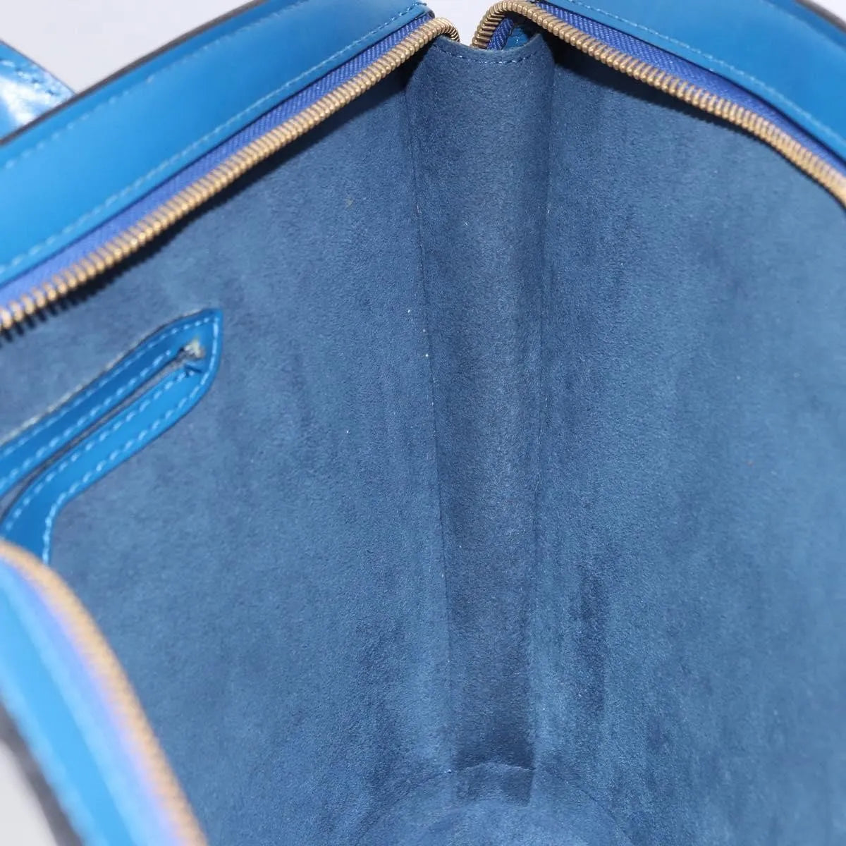 Louis Vuitton Saint Jacques Epi, Blue, Leather, Handbag