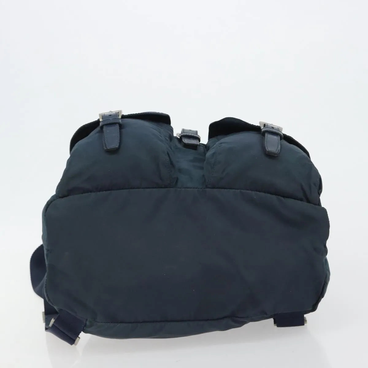 Prada Double Front Pocket Tessuto, Navy, Nylon, Backpack