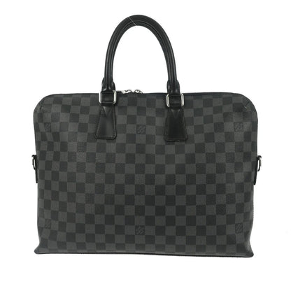 Louis Vuitton Porte-Documents Jour Damier Graphite, Gray, Canvas, Briefcase