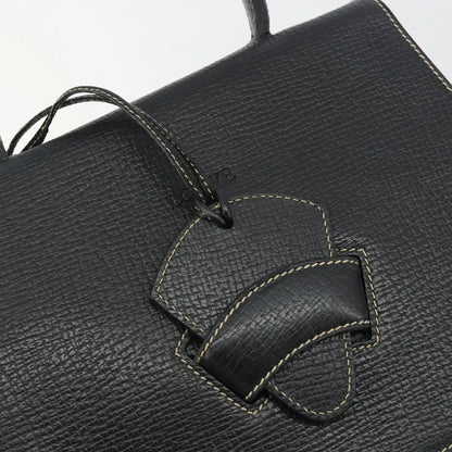 Loewe Barcelona Top handle Leather, Black, Leather, Handbag