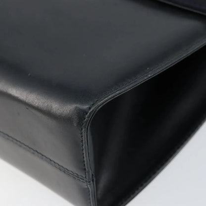 Salvatore Ferragamo Gancini Leather, Black, Leather, Shoulder Bag