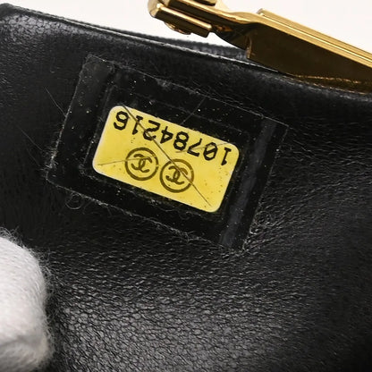 Chanel Timeless CC French Caviar, Black, Leather, Wallet