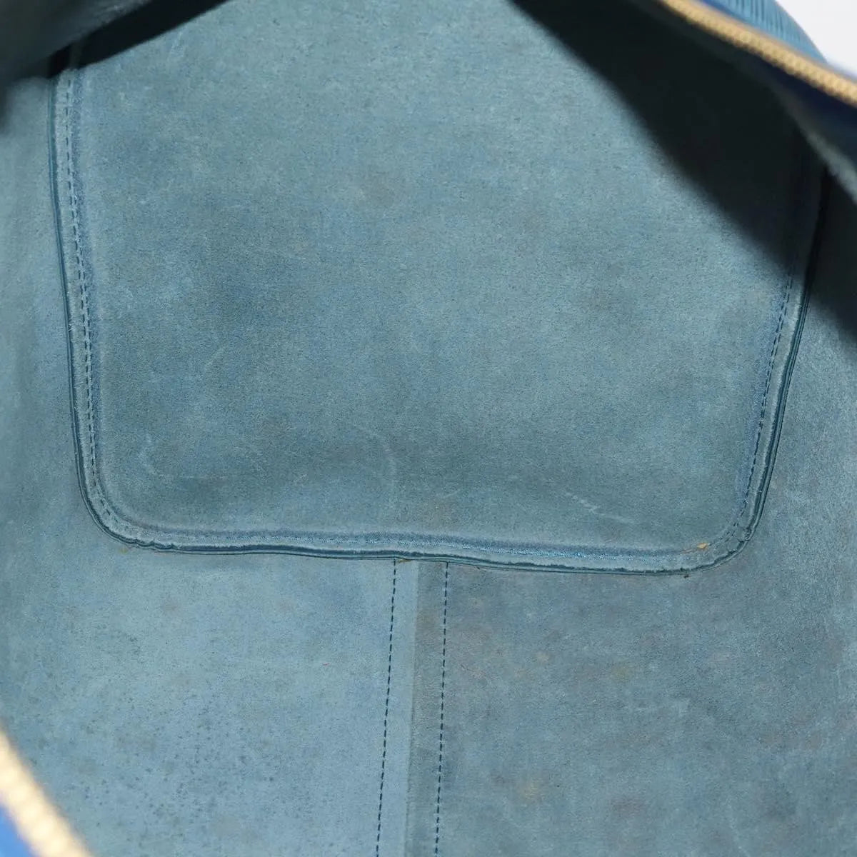Louis Vuitton Keepall Epi Leather, Blue, Leather, Travel Bag