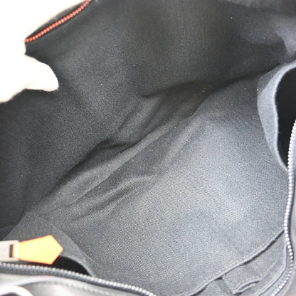 Hermes Horizontal Caravan Leather, Black, Leather, Tote Bag