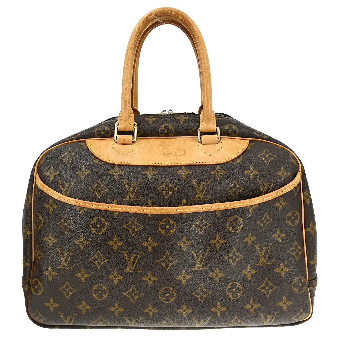 Louis Vuitton Deauville Monogram Canvas, Brown, Canvas, Handbag