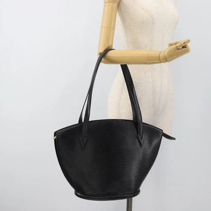 Louis Vuitton Saint Jacques Epi Leather, Black, Leather, Shoulder Bag