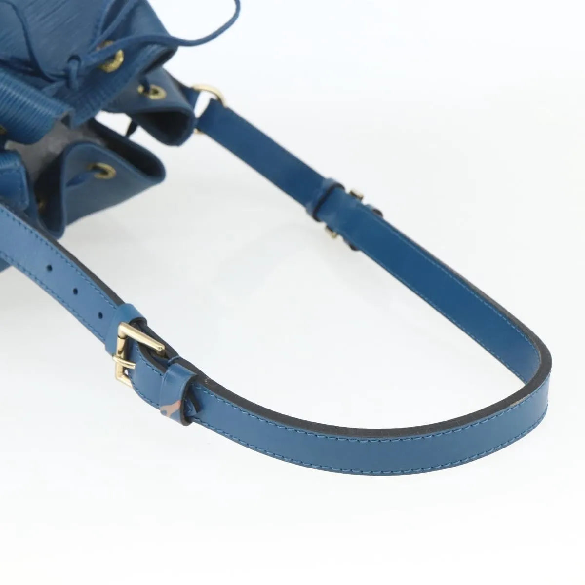 Louis Vuitton Petit Noe Epi Leather, Blue, Leather, Shoulder Bag