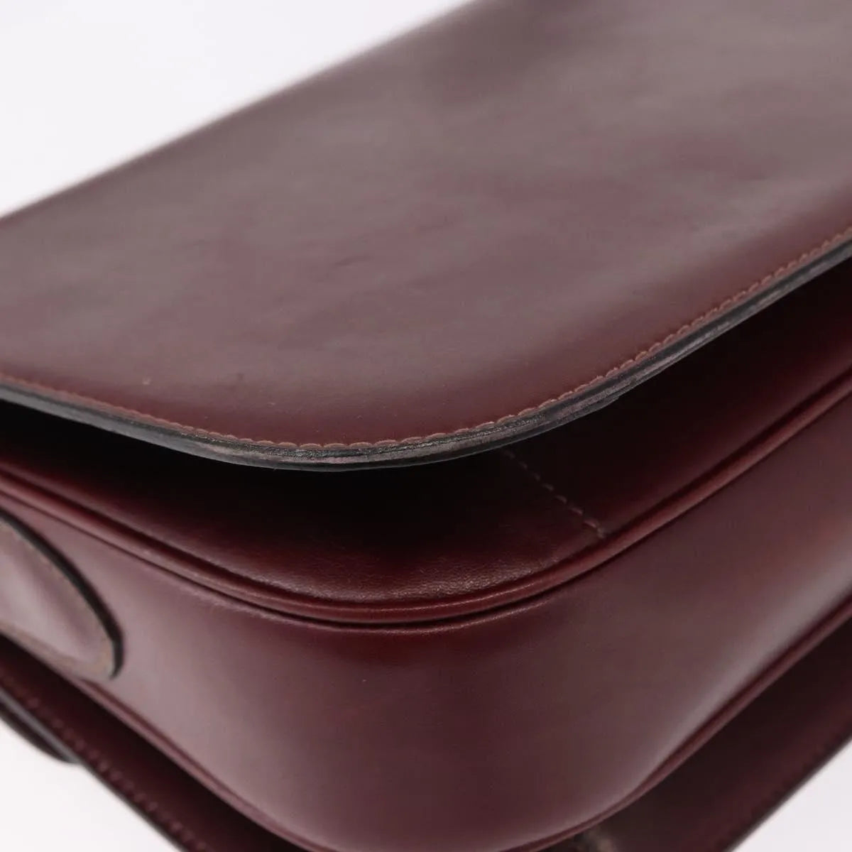 Celine Horse Carriage Leather, Burgundy, Leather, Shoulder Bag