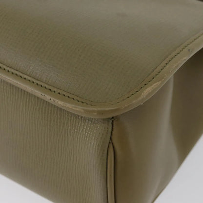 Gucci Vintage Leather, Green, Leather, Handbag