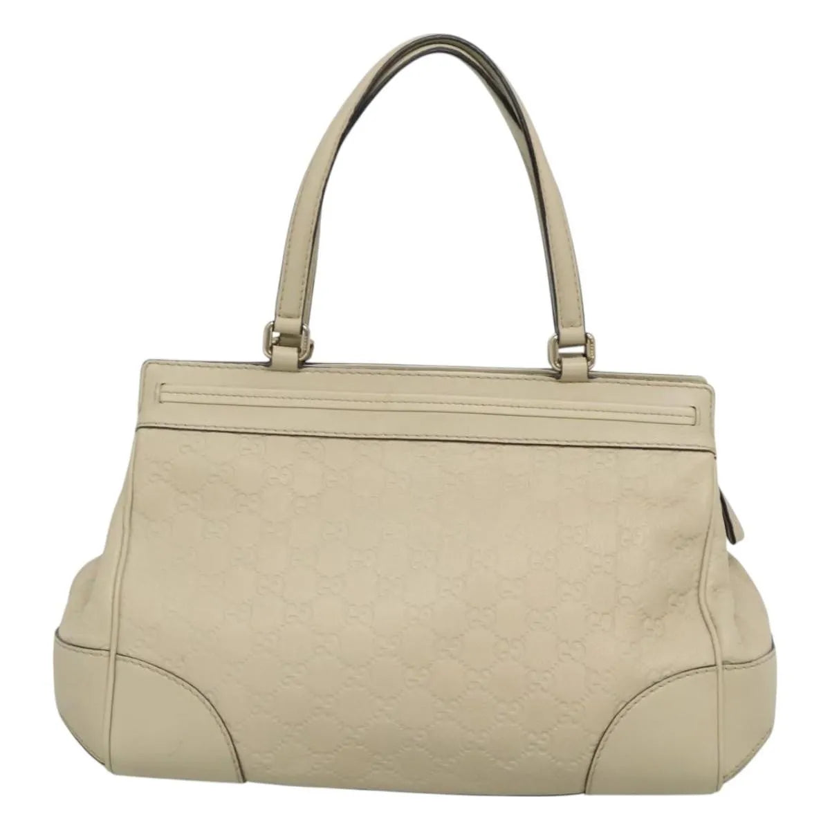 Gucci Mayfair Satchel Guccissima Leather, Beige, Leather, Tote Bag