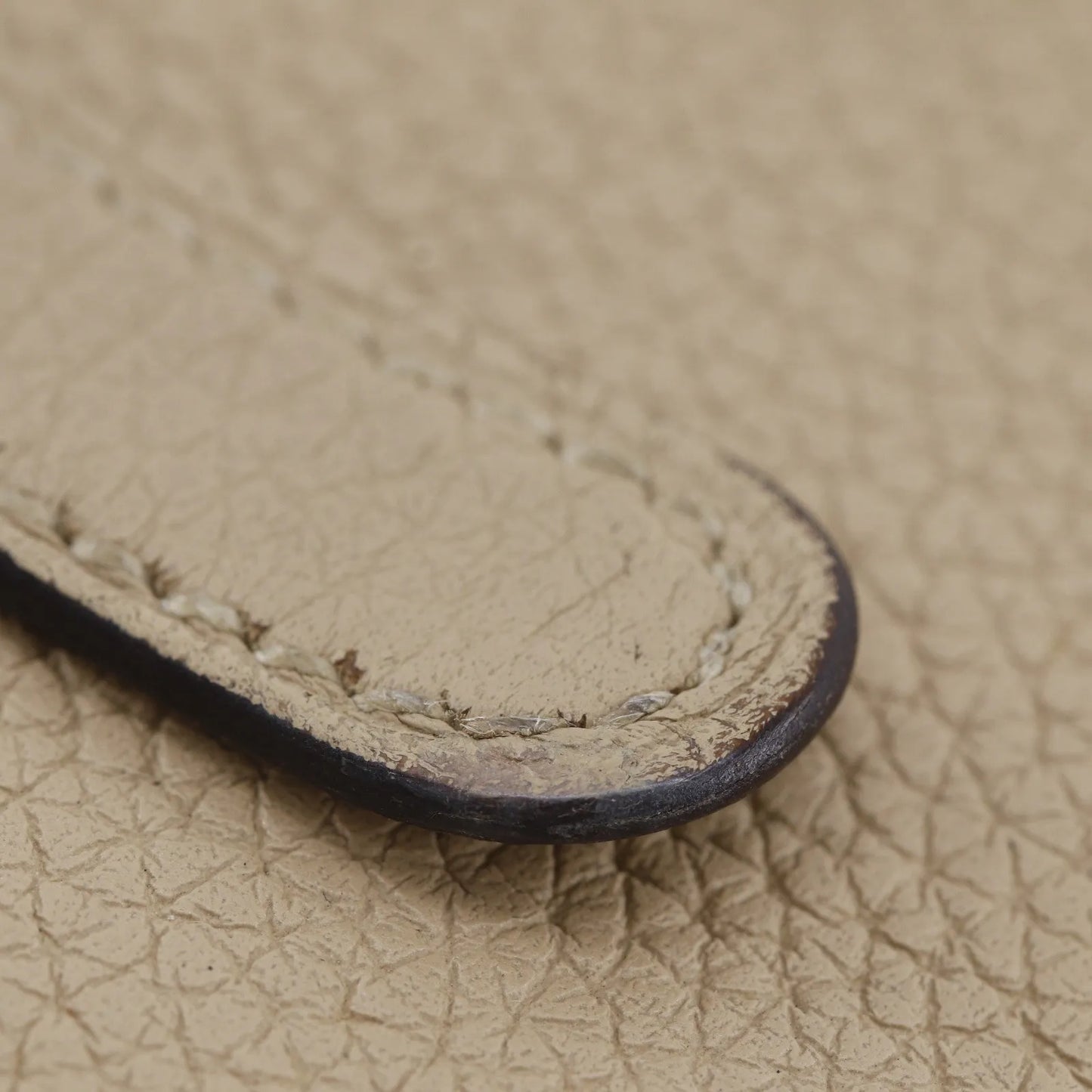 Hermes Dogon Recto Verso Leather, Beige, Leather, Wallet
