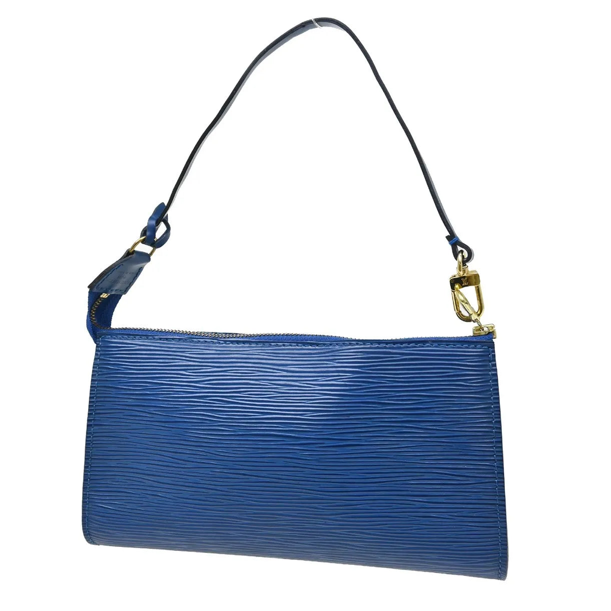 Louis Vuitton Pochette Accessoires Epi Leather, Blue, Leather, Clutch