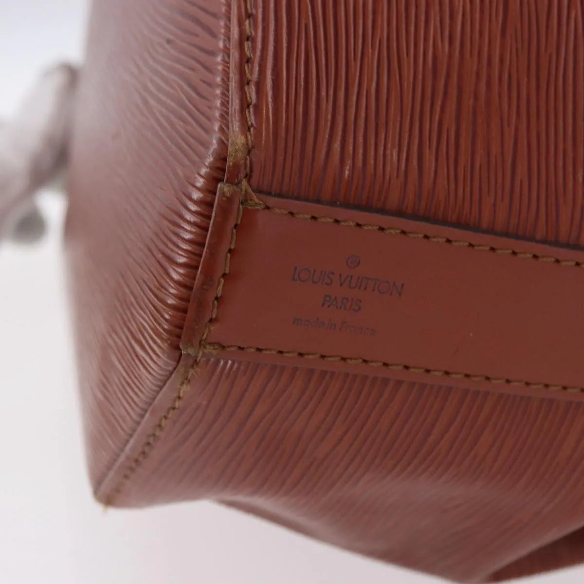 Louis Vuitton Vintage Sac d'Epaule Handbag Epi, Brown, Leather, Shoulder Bag