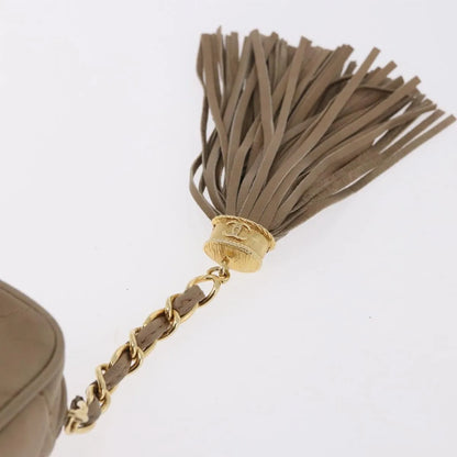 Chanel Vintage Clutch Leather, Beige, Leather, Clutch