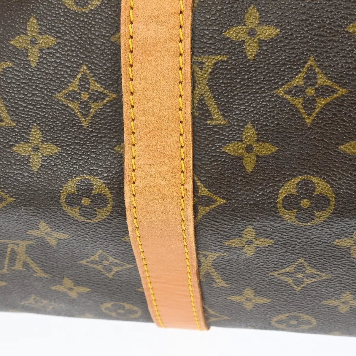 Louis Vuitton Keepall Monogram, Brown, Canvas, Travel Bag