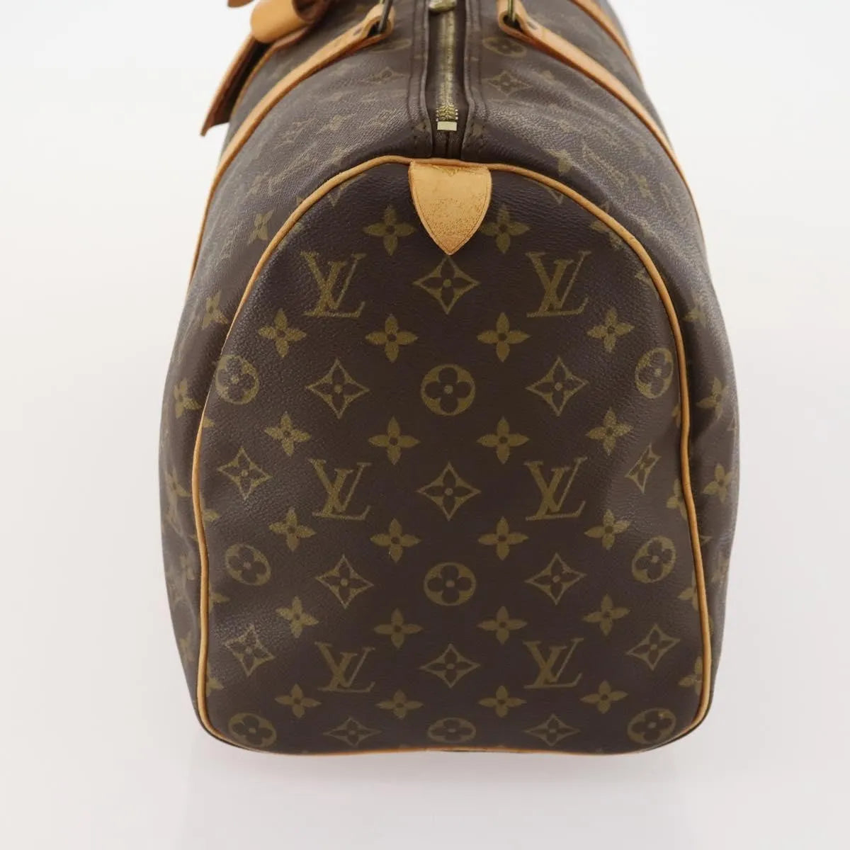 Louis Vuitton Keepall Monogram Canvas, Brown, Canvas, Travel Bag