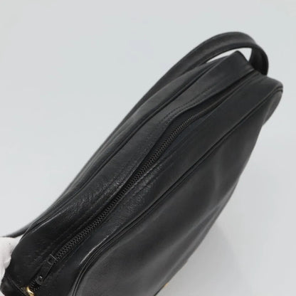 Christian Dior Vintage Leather, Black, Leather, Shoulder Bag