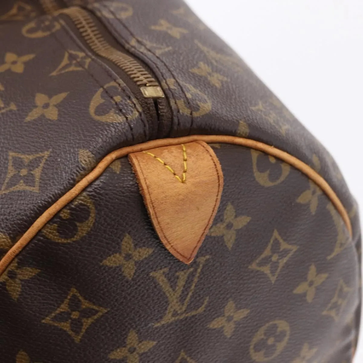 Louis Vuitton Keepall Monogram, Brown, Canvas, Travel Bag