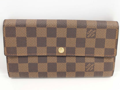 Louis Vuitton Zippy wallet vertical Damier Graphite, Brown, Canvas, Wallet