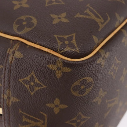 Louis Vuitton Deauville Monogram, Brown, Canvas, Handbag