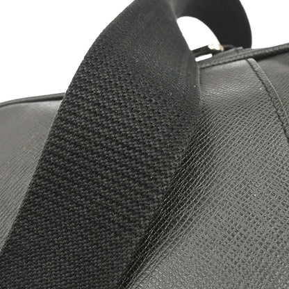 Louis Vuitton Dimitri Messenger Taiga Leather, Black, Leather, Shoulder Bag