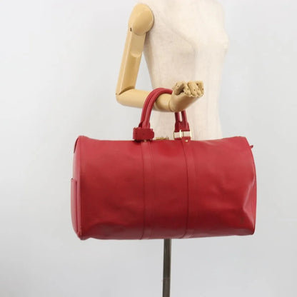 Louis Vuitton Keepall Epi, Red, Leather, Travel Bag