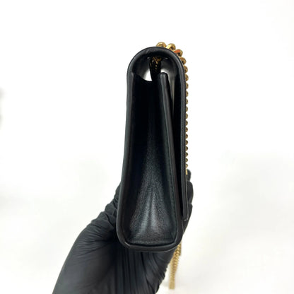 Saint Laurent Kate leather, Black, Leather, Shoulder Bag