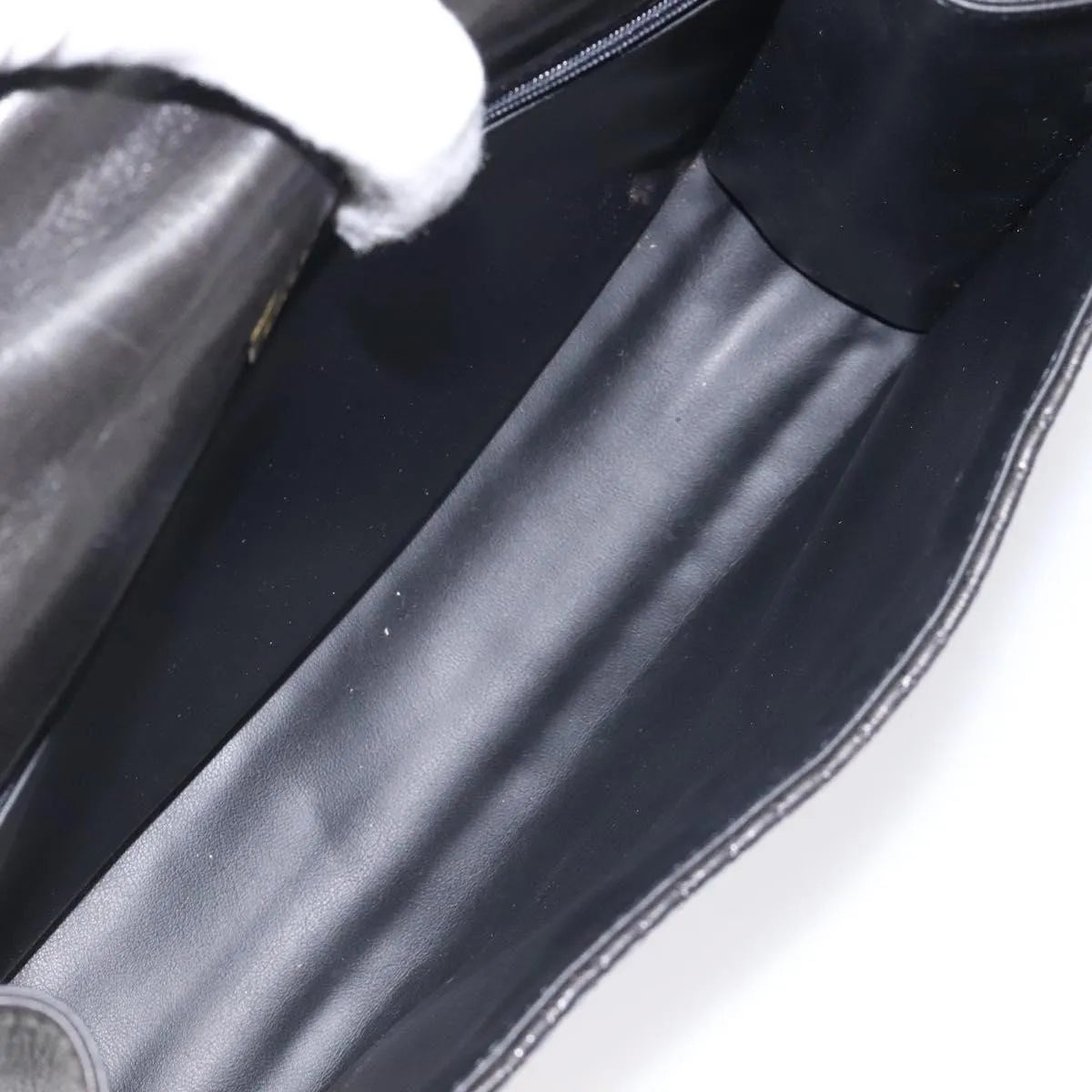 Bally Vintage Quilted Leather, Black, Leather, Handbag