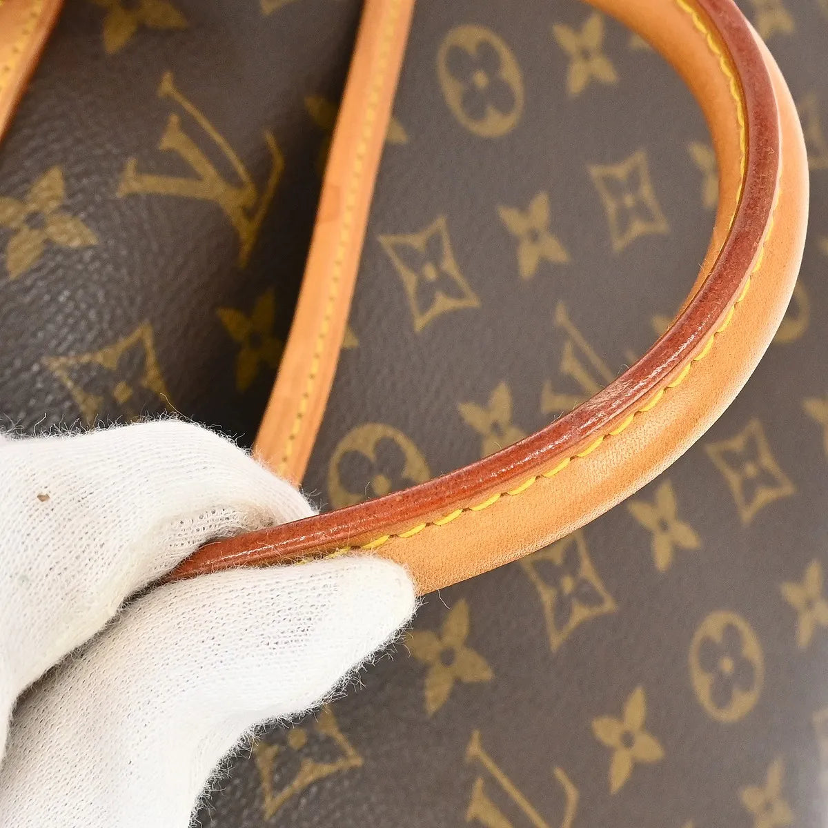 Louis Vuitton Deauville Monogram Canvas, Brown, Canvas, Handbag