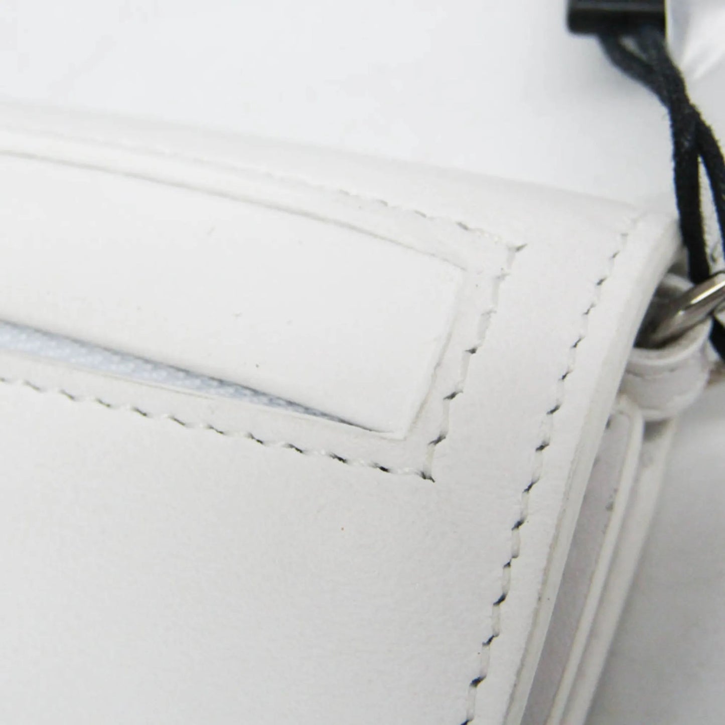 Burberry Olympia Flap Leather, White, Leather, Shoulder Bag