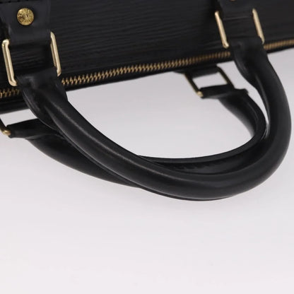 Louis Vuitton Speedy Epi Leather, Black, Leather, Handbag