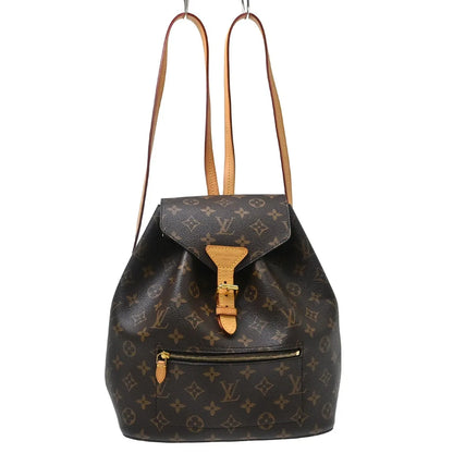 Louis Vuitton Montsouris NM Monogram Canvas, Brown, Canvas, Backpack