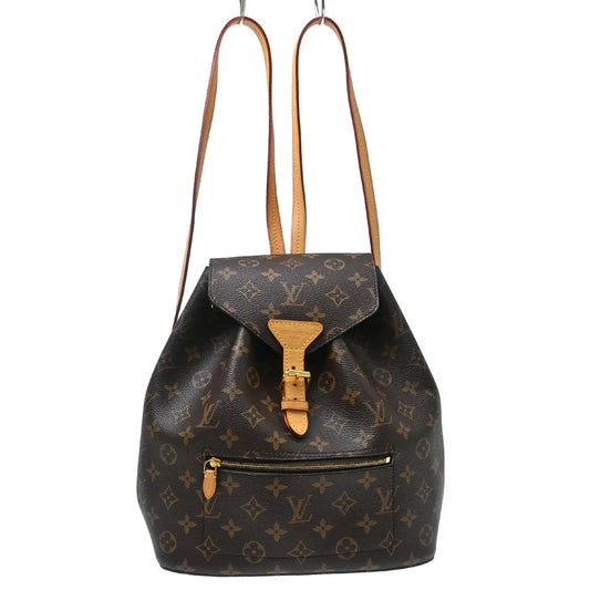 Louis Vuitton Montsouris NM Monogram Canvas, Brown, Canvas, Backpack